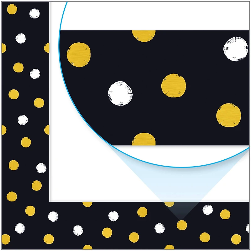 Trend Enterprises® Bolder Borders® I Heart Metal Dots Border, 35.7ft. 