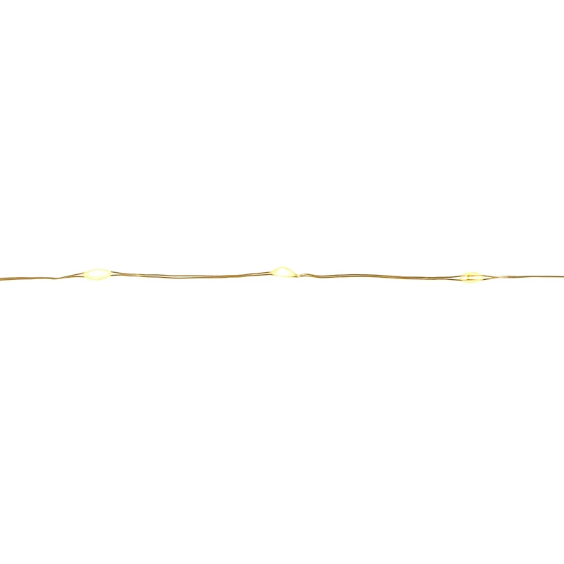 18ct. Warm White LED String Lights with Gold Wire by Ashland®
