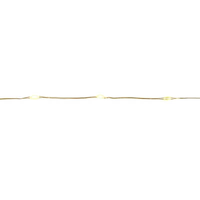 18ct. Warm White LED String Lights with Gold Wire by Ashland®