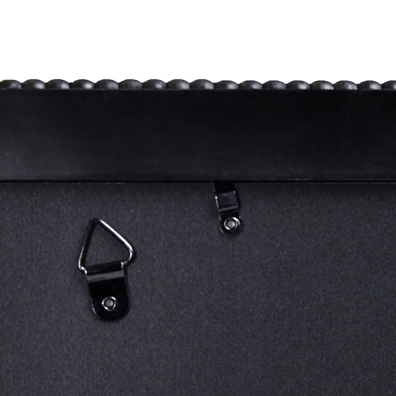 Home Black with Beaded Edge Wood Wall Frame by Studio Décor