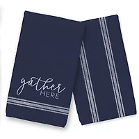 Gather Here 16" x 25" Tea Towel Set of 2