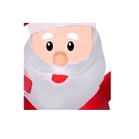 4ft. Airblown® Inflatable Christmas Santa with Candy Cane