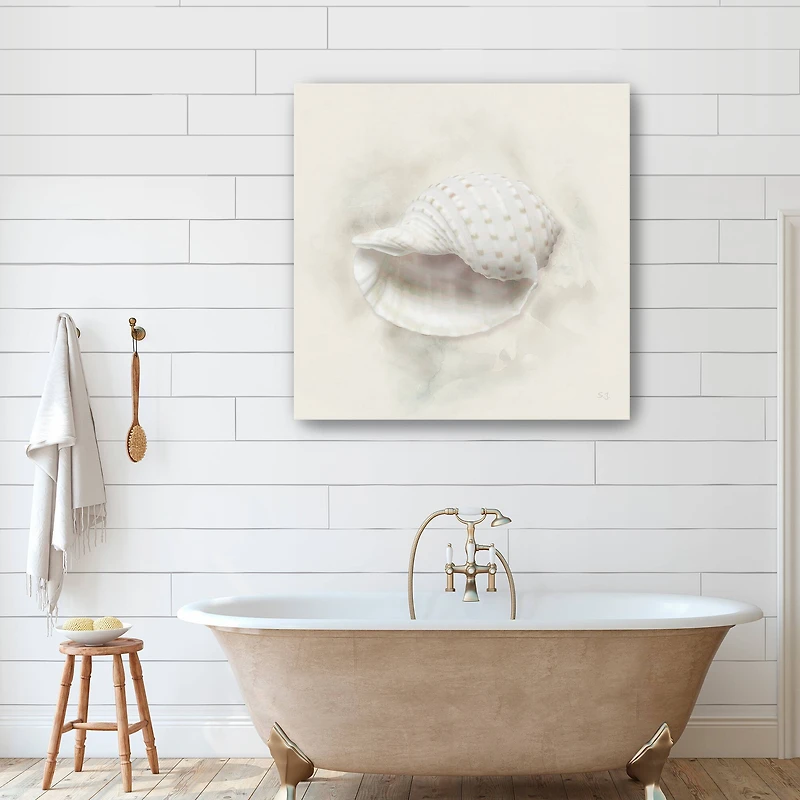 Soft Sand and Shell IV Canvas Giclee
