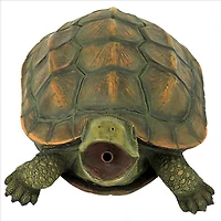 Design Toscano 9.5" Sprinkle the Turtle Piped Spitter Statue