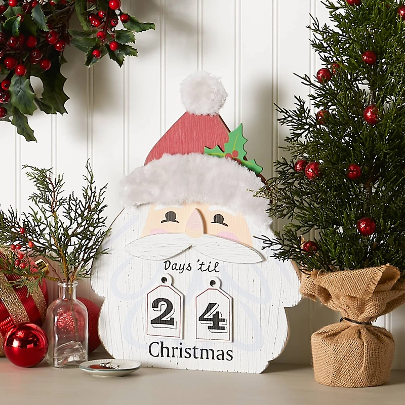 DII® Santa Head Days 'Til Christmas Advent Calendar