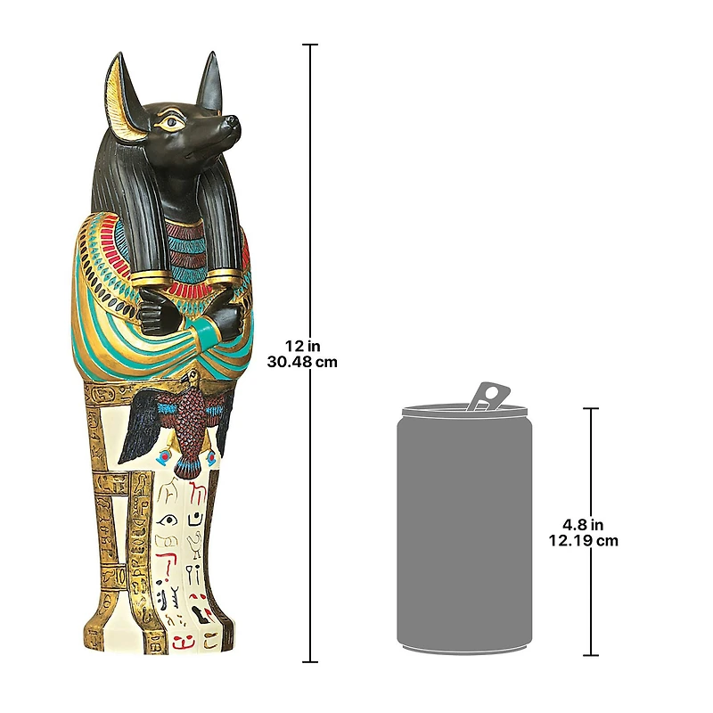 Design Toscano 12" Icons of Ancient Egypt Anubis Wall Sculpture