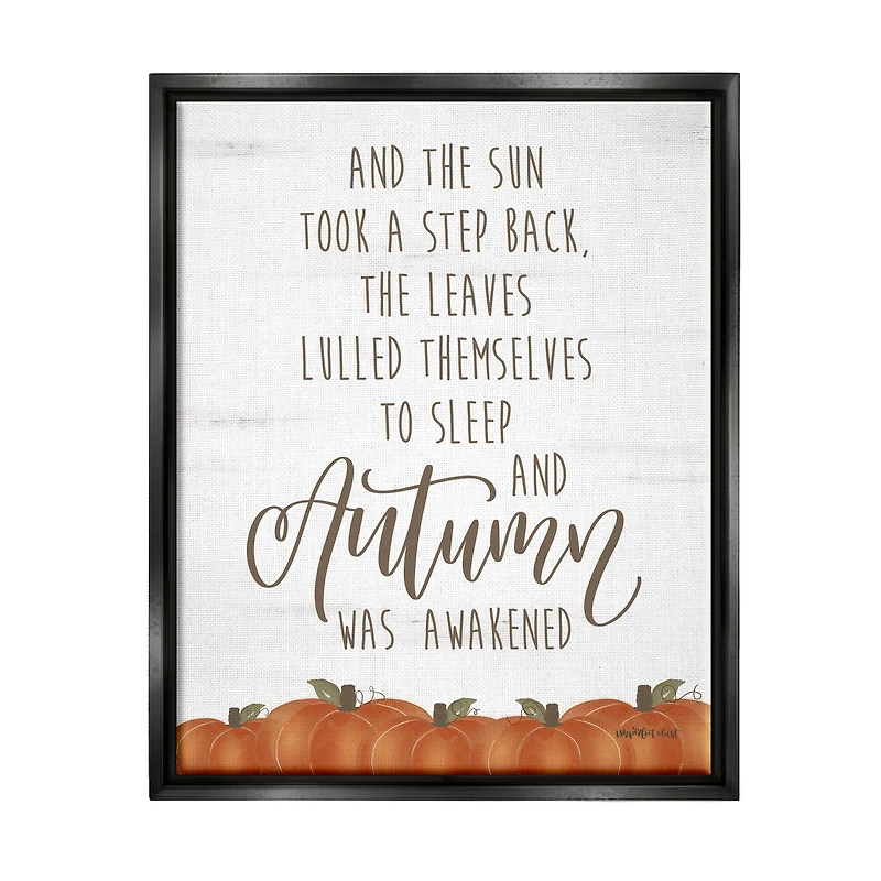 Stupell Industries Autumn Awakened Framed Canvas Wall Art