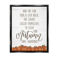 Stupell Industries Autumn Awakened Framed Canvas Wall Art