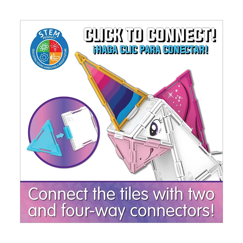 Techno Tiles - Magical Unicorn: 100+ Pcs