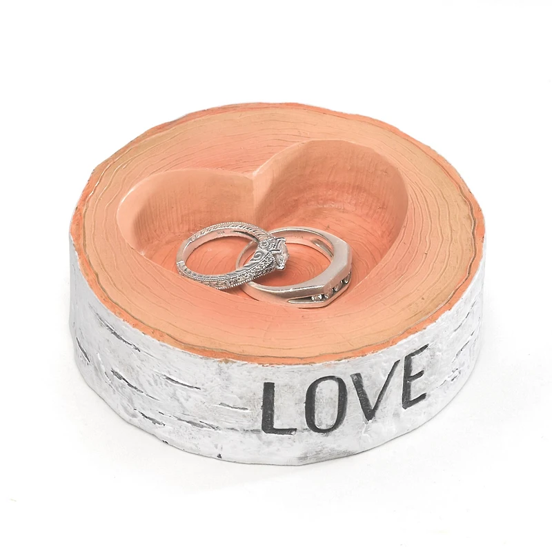 Hortense B. Hewitt Co. Rustic Love Ring Bowl