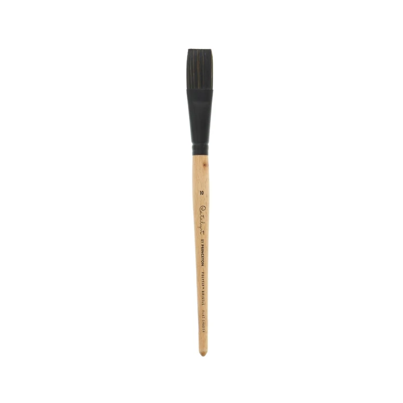 Princeton™ Catalyst™ Polytip™ Short Handle Bristle Flat Shader Brush