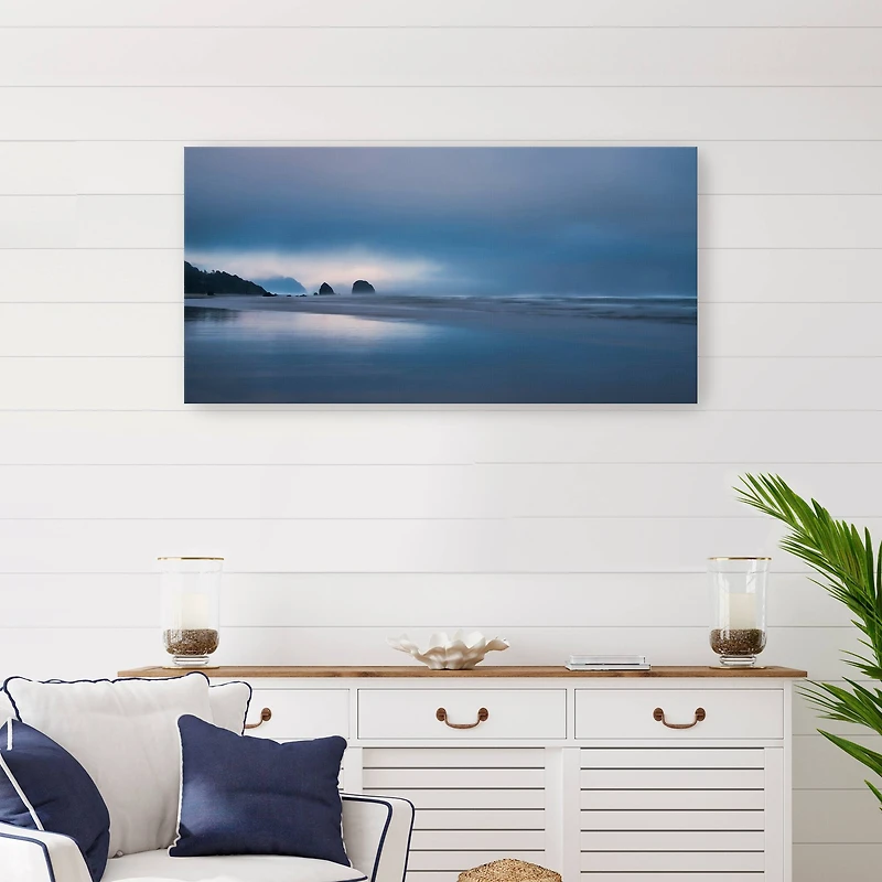 Distant Sea Stacks Canvas Giclee