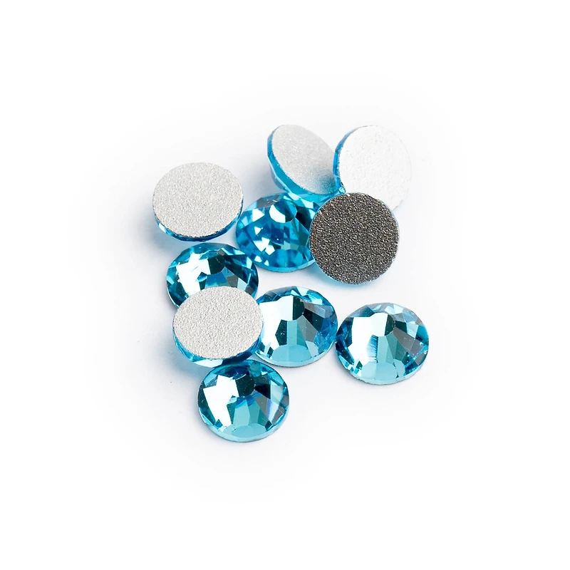 John Bead Crystal Lane SS30 Glass Round Flatback Rhinestones