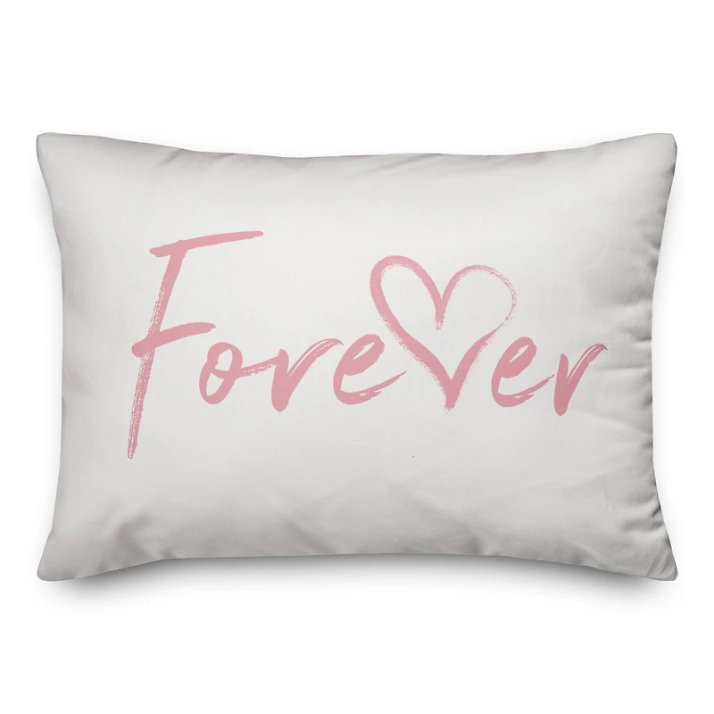 Forever Heart Throw Pillow