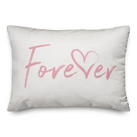 Forever Heart Throw Pillow