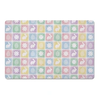 Easter Block Pattern 18" x 27" Floor Mat
