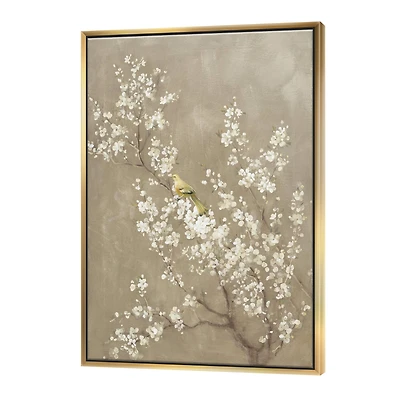 Designart - White Cherry Blossom III