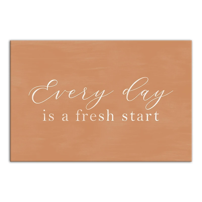 Fresh Start 18" x 12" Canvas Wall Art