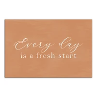 Fresh Start 18" x 12" Canvas Wall Art
