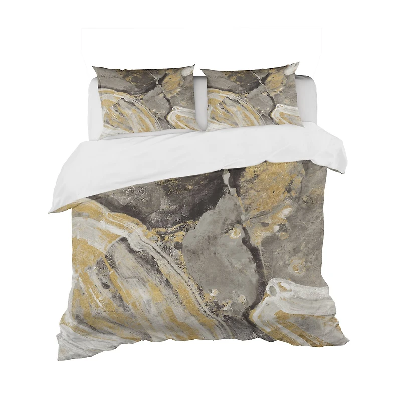 Designart 'Glam Phoenix Neutral' Glam Bedding Set