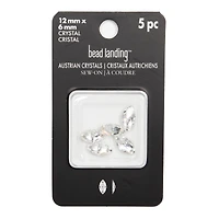 12mm Navette Sew-On Austrian Crystals by Bead Landing