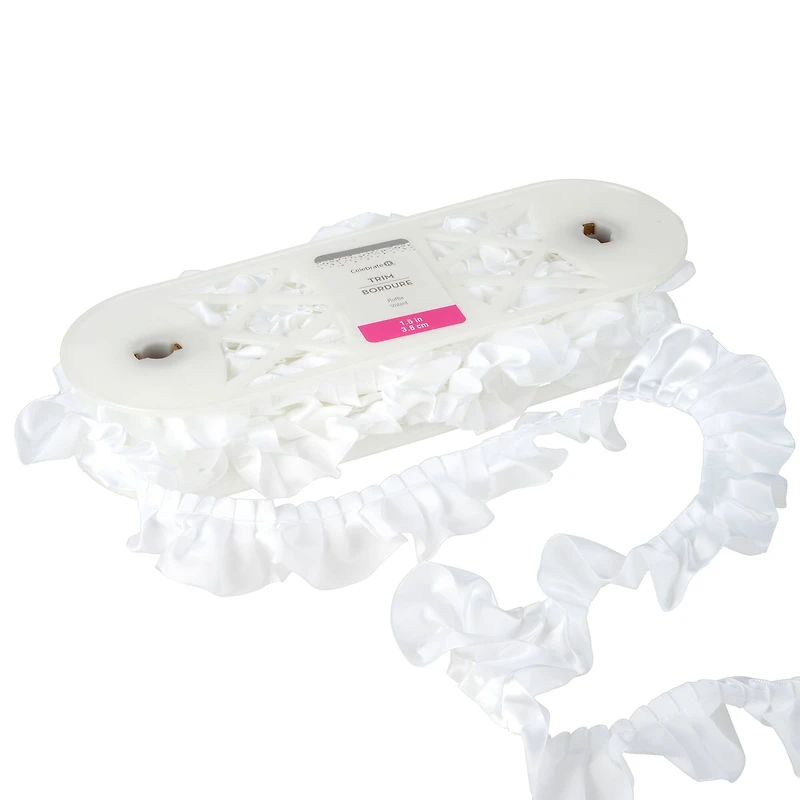 1.5" Satin Ruffle Trim by Celebrate It