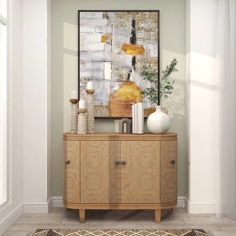 11" White Ceramic Jug Inspired Vase with Rattan Wrapped Handle