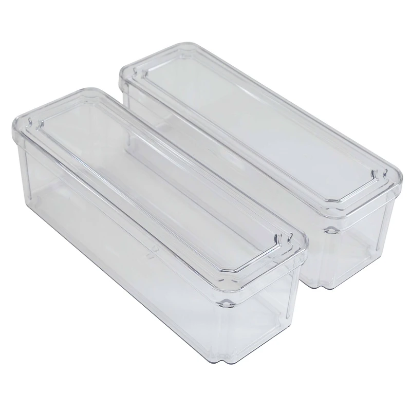 Kitchen Details Clear 8 Piece Refrigerator Organizer Set