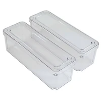 Kitchen Details Clear 8 Piece Refrigerator Organizer Set