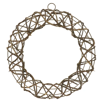 18" Brown Twig Wreath Form by Ashland®