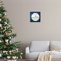 Stupell Industries Ice Skating Christmas Snow Scene Framed Giclee Art