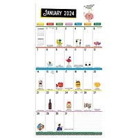 TF Publishing 2024 Every Day's A Holiday Mini Calendar