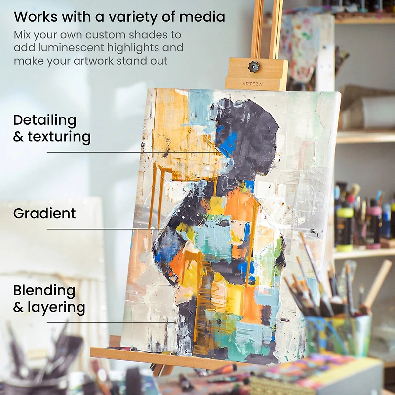 Arteza® Metallic Acrylic Paint Sampler Set