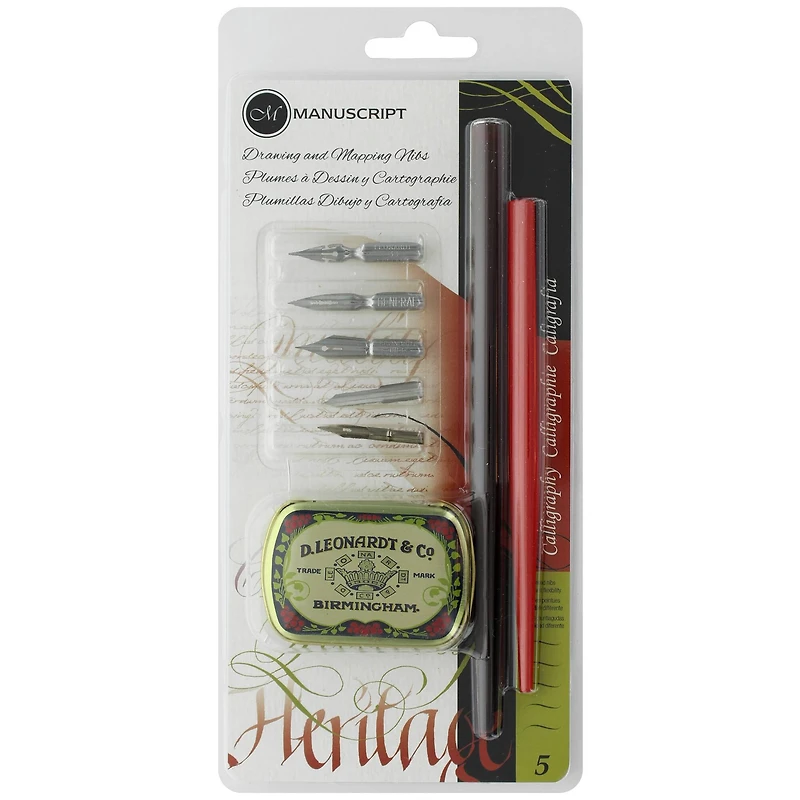 Manuscript Calligraphy Pen Drawing & Mapping Nibs