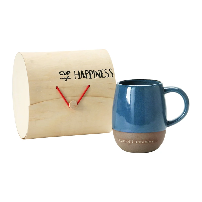 Hello Honey® Stoneware Mug in Wood Box, 8ct.