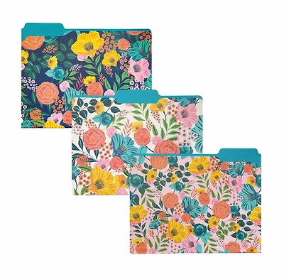 Steel Mill & Co.® Garden Blooms File Folders