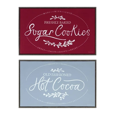 Winter Cookies & Cocoa Wall Sign Set