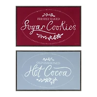 Winter Cookies & Cocoa Wall Sign Set