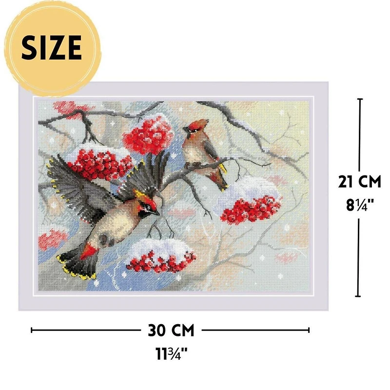 RIOLIS Winter Whispers Counted Cross Stitch Kit