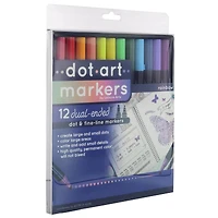 Leisure Arts® Dot Art Markers Botanical Card and Envelope Set