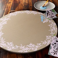 6 Pack: 18" Greywashed Round Plaque by Make Market®