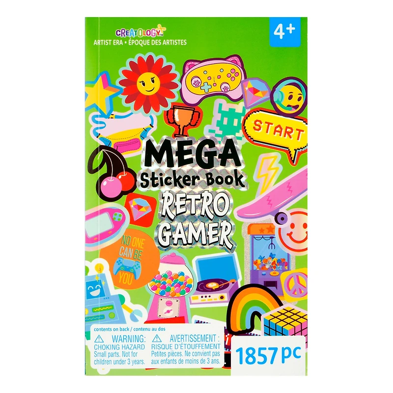 Retro Gamer Mega Sticker Book by Creatology™