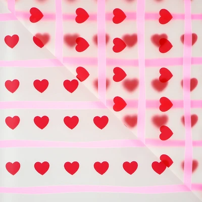 Red Hearts Floral Wrapping Paper, 12ct. by Ashland®