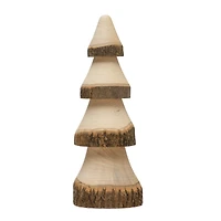 Hello Honey® 6.5" Natural Hand-Carved Wood Tree