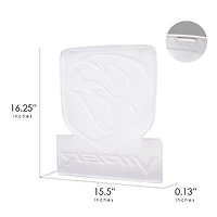 Dodge Viper Embossed Shaped Metal Wall Sign