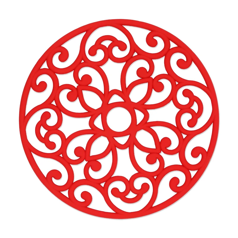 Assorted 8" Silicone Trivet, 1pc. by Fab Finds