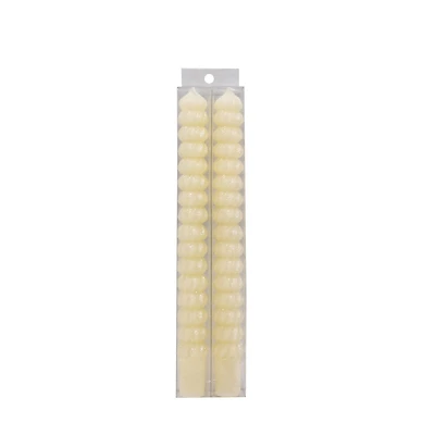 10" Ivory Meringue Taper Candles, 2ct. by Ashland®