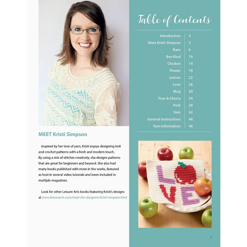 Leisure Arts Yummy Crochet Book