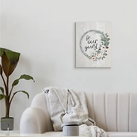 Stupell Industries Be Our Guest Floral Wreath Wall Art