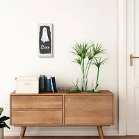 Stupell Industries Charming Rustic Sheet Ghost with Boo Text Wood Wall Plaque